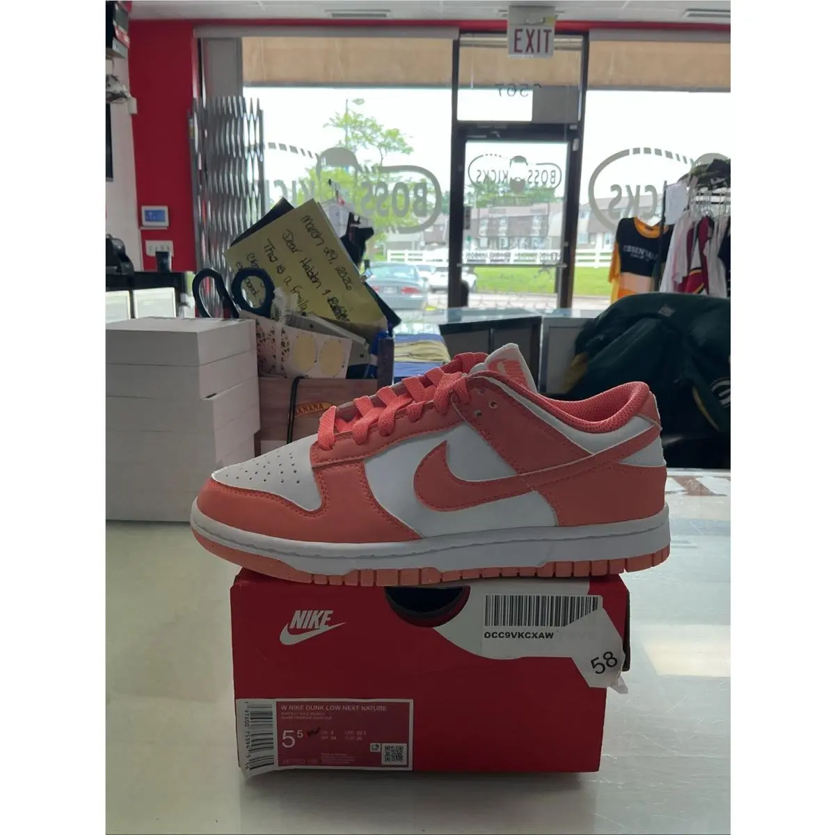 Nike shoes - Nike Dunk - Dunk - DD1873-109 - Orange, Manufacturer: White/Light Wild Mango 1