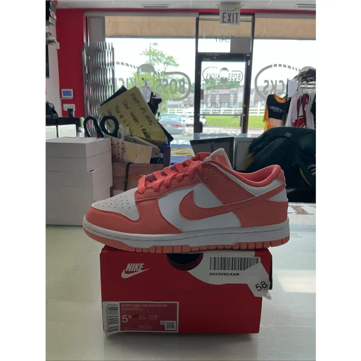 Nike shoes - Nike Dunk - Dunk - DD1873-109 - Orange, Manufacturer: White/Light Wild Mango 2
