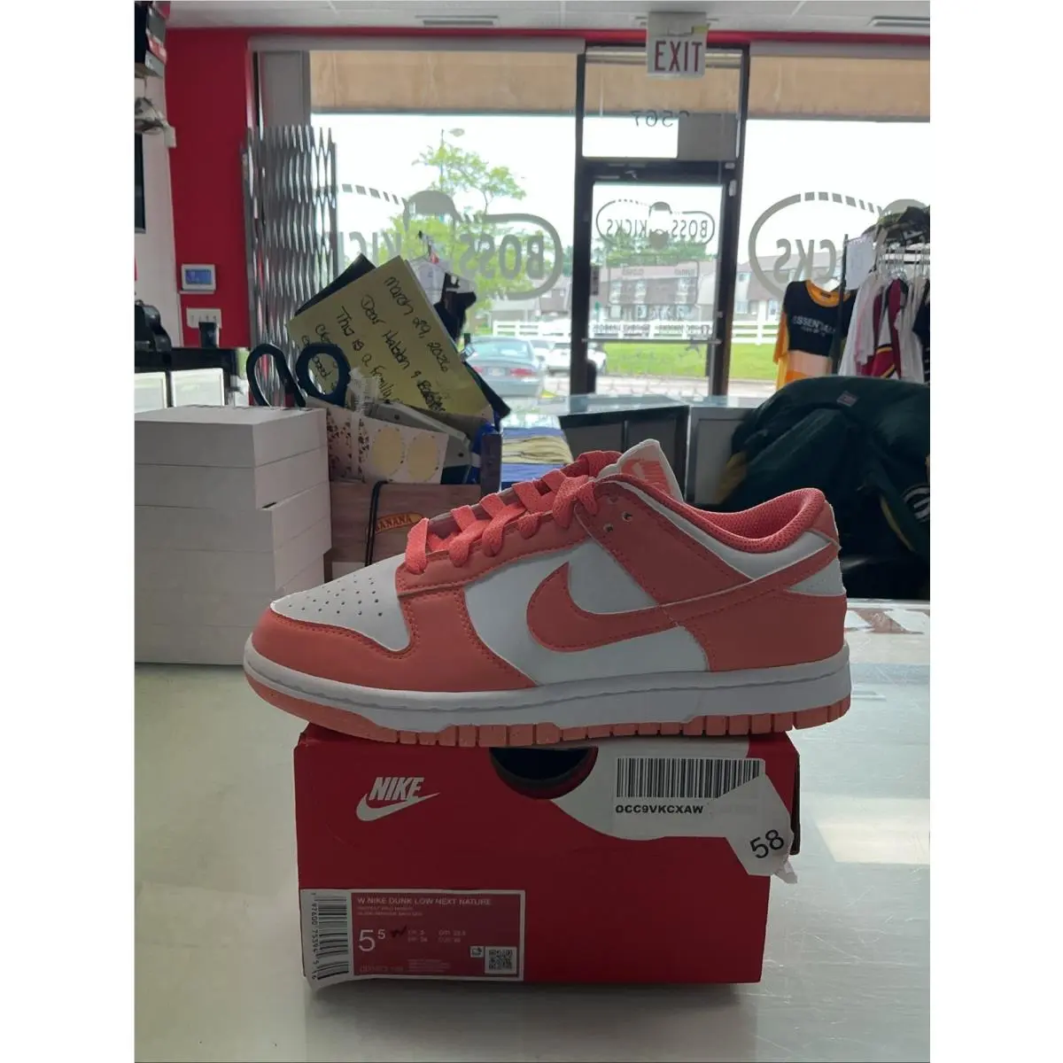 Nike shoes - Nike Dunk - Dunk - DD1873-109 - Orange, Manufacturer: White/Light Wild Mango 3