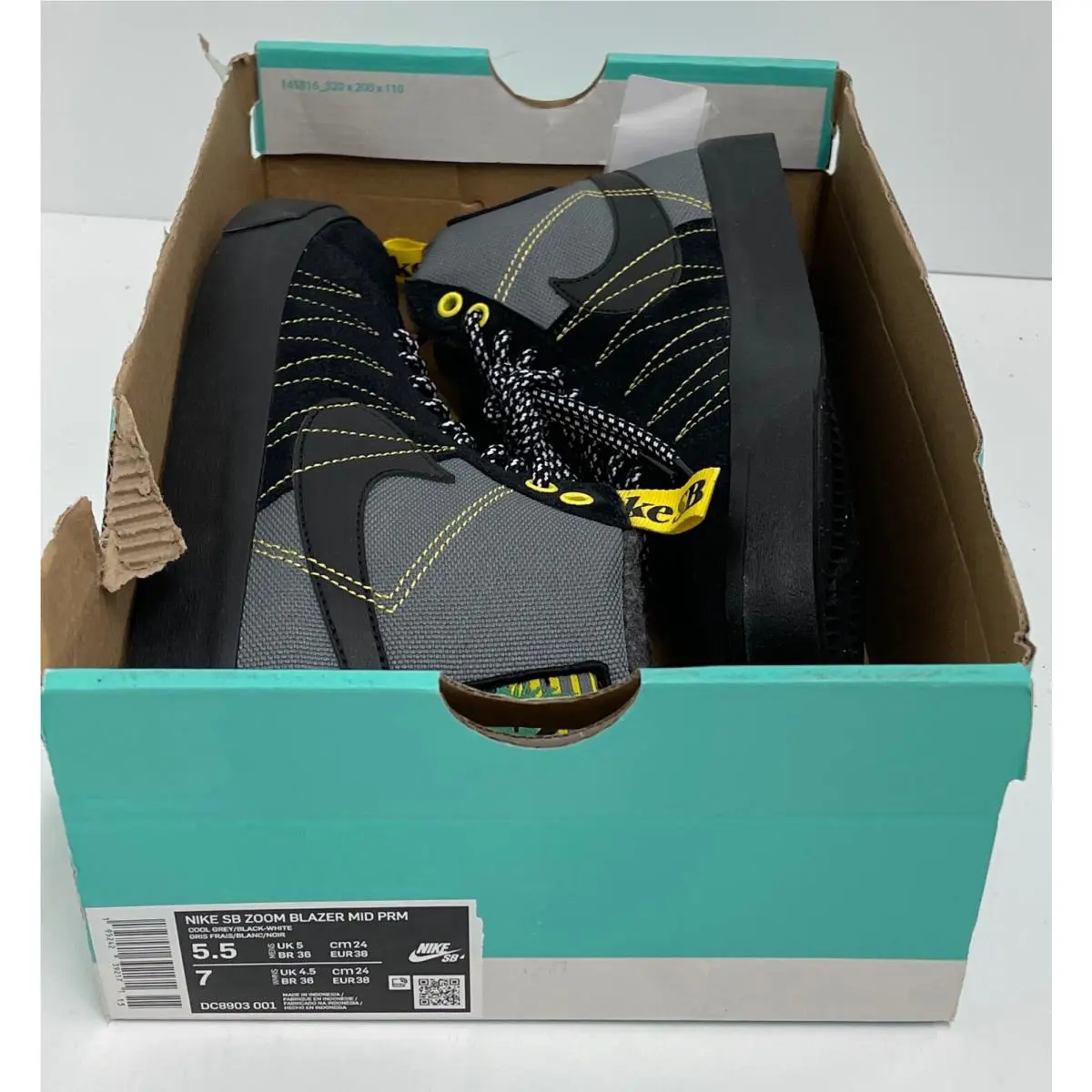 Nike shoes - Nike SB Zoom Blazer Mid - DC8903001 - Gray (UPC: 195242392171) 6