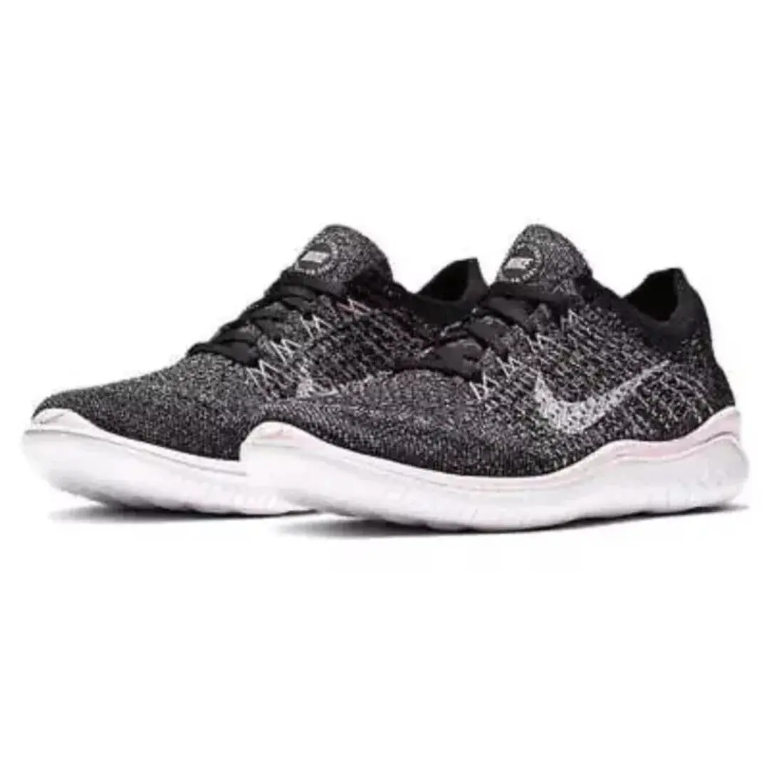 Nike shoes - Nike Free RN Flyknit - Free Flyknit - 942839-007 - Black/Pink/White 2