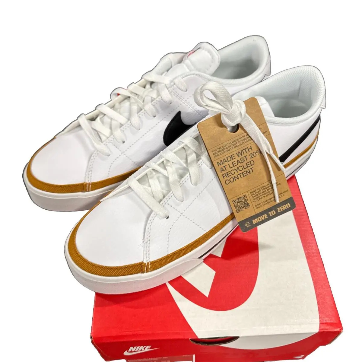 Nike shoes - Nike Court Legacy - Court Legacy - White/Black/Desert Ochre, Main: Black (UPC: 0195866276291) 0