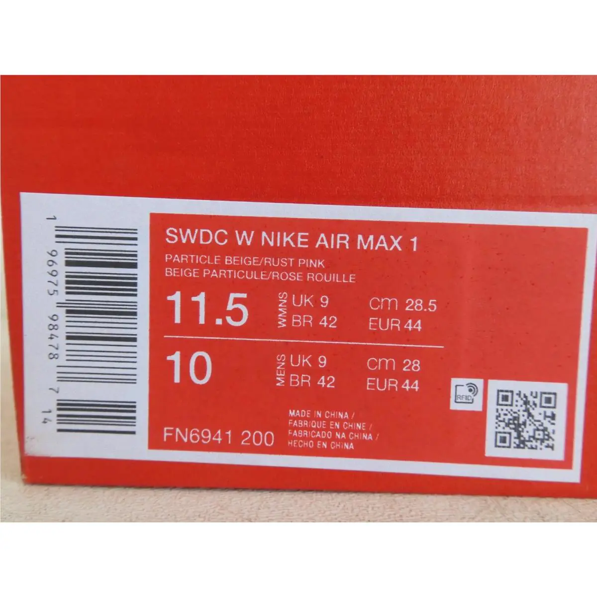 Nike shoes - Nike Air Max 1 - Air Max - FN6941 200 - Beige (UPC: 196975984787) 4