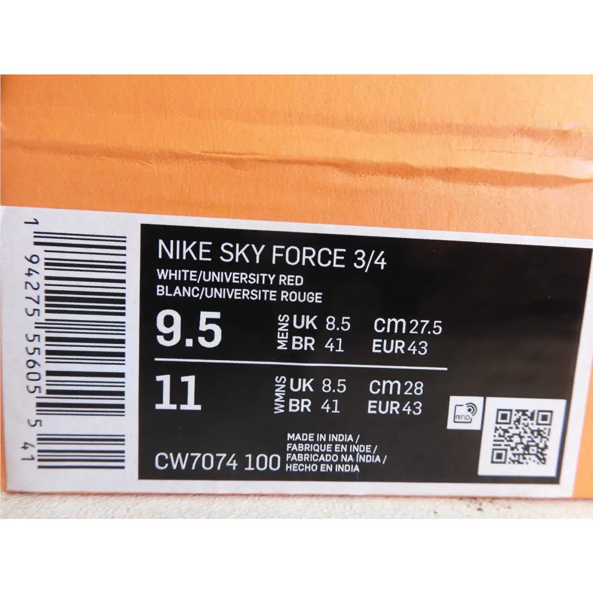 Nike shoes - Nike Sky Force 3/4 - Sky Force - CW7074100 - White (UPC: 194275556055) 3