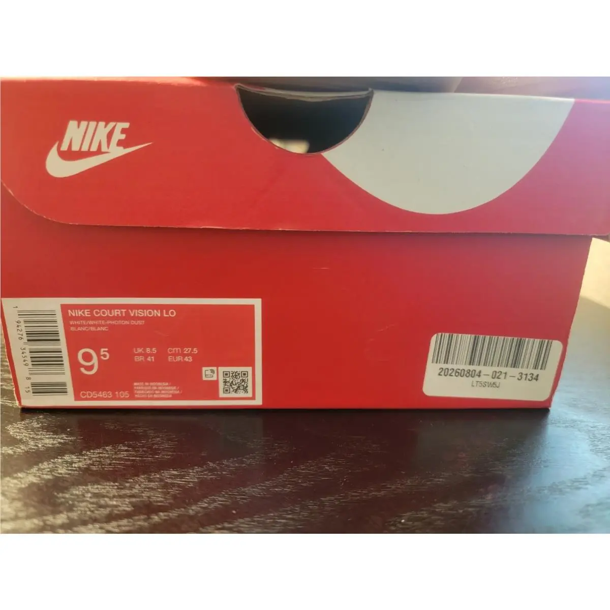 Nike shoes - Nike Court Vision - Court Vision - CD5463-100 - White 0