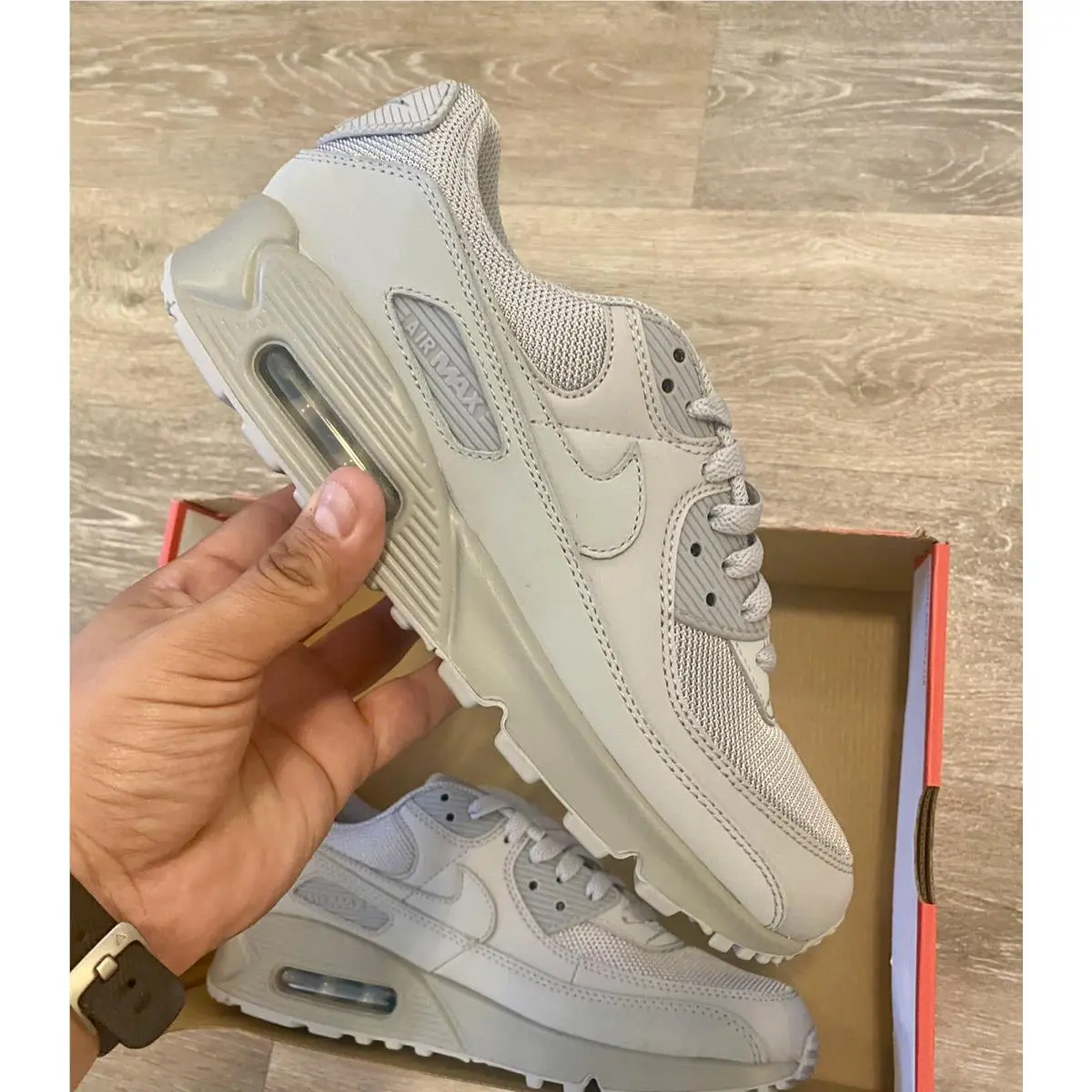 Nike shoes - Nike Air Max 90 - Air Max - DO8903-100 - Grey Wolf (UPC: 193154416251) 8