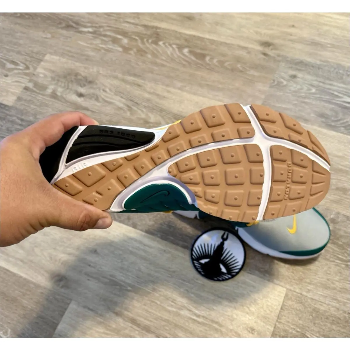 Nike shoes - Nike Air Presto NBY - Air Presto NBY - 846438-997 - Grey / Green / Yellow / White (UPC: 887232067458) 9