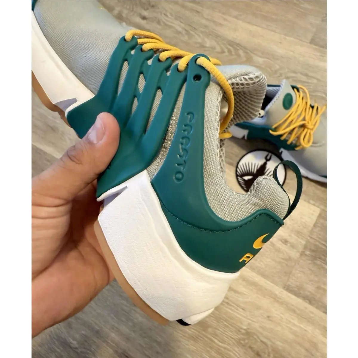 Nike shoes - Nike Air Presto NBY - Air Presto NBY - 846438-997 - Grey / Green / Yellow / White (UPC: 887232067458) 1