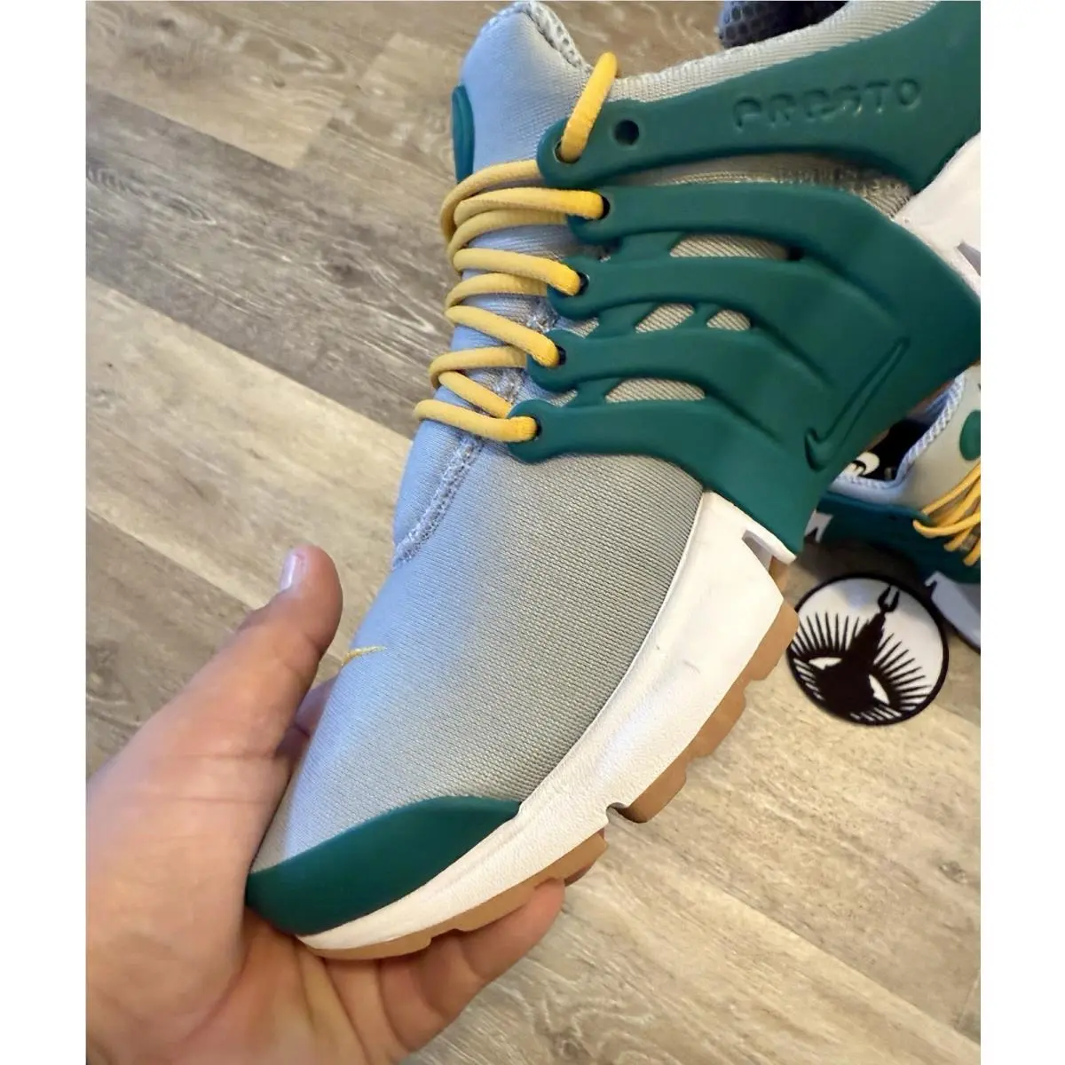 Nike shoes - Nike Air Presto NBY - Air Presto NBY - 846438-997 - Grey / Green / Yellow / White (UPC: 887232067458) 2