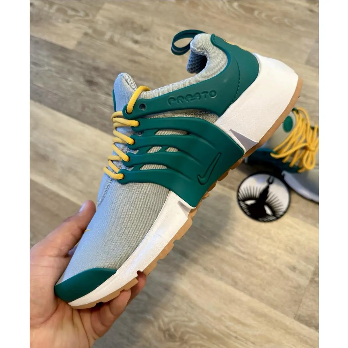Nike shoes - Nike Air Presto NBY - Air Presto NBY - 846438-997 - Grey / Green / Yellow / White (UPC: 887232067458) 3