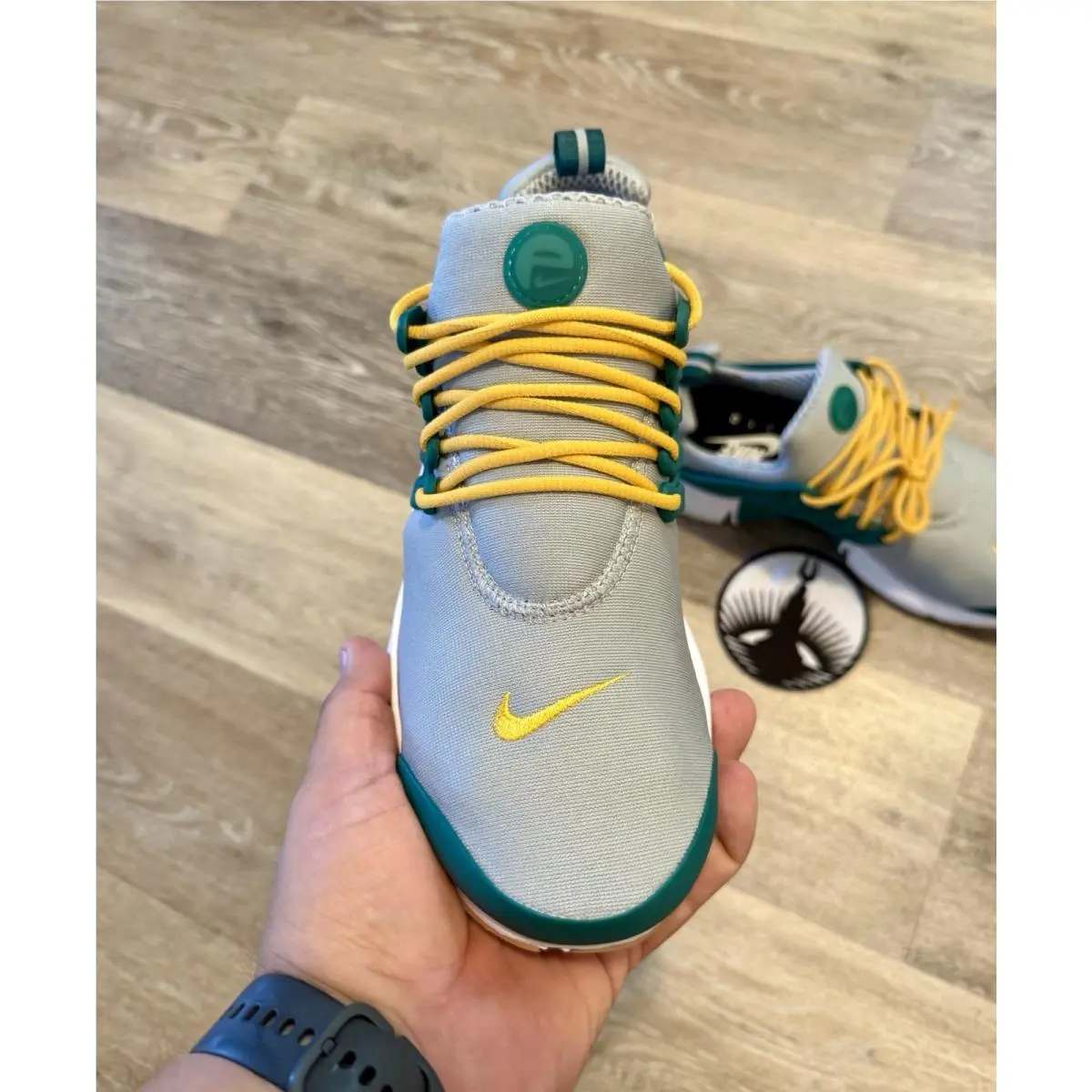 Nike shoes - Nike Air Presto NBY - Air Presto NBY - 846438-997 - Grey / Green / Yellow / White (UPC: 887232067458) 4