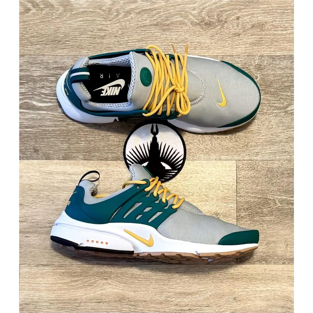 Nike shoes - Nike Air Presto NBY - Air Presto NBY - 846438-997 - Grey / Green / Yellow / White (UPC: 887232067458) 5