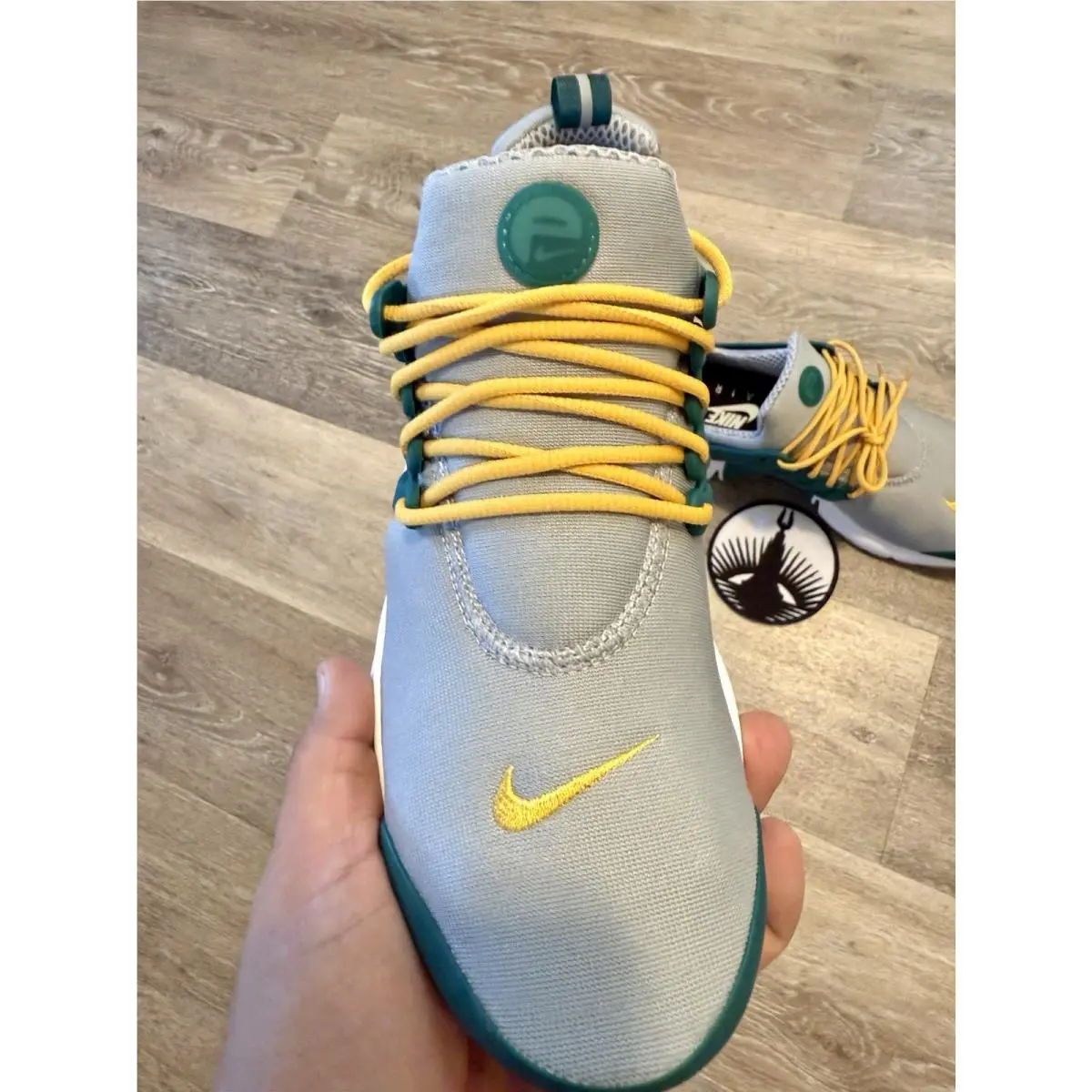 Nike shoes - Nike Air Presto NBY - Air Presto NBY - 846438-997 - Grey / Green / Yellow / White (UPC: 887232067458) 6