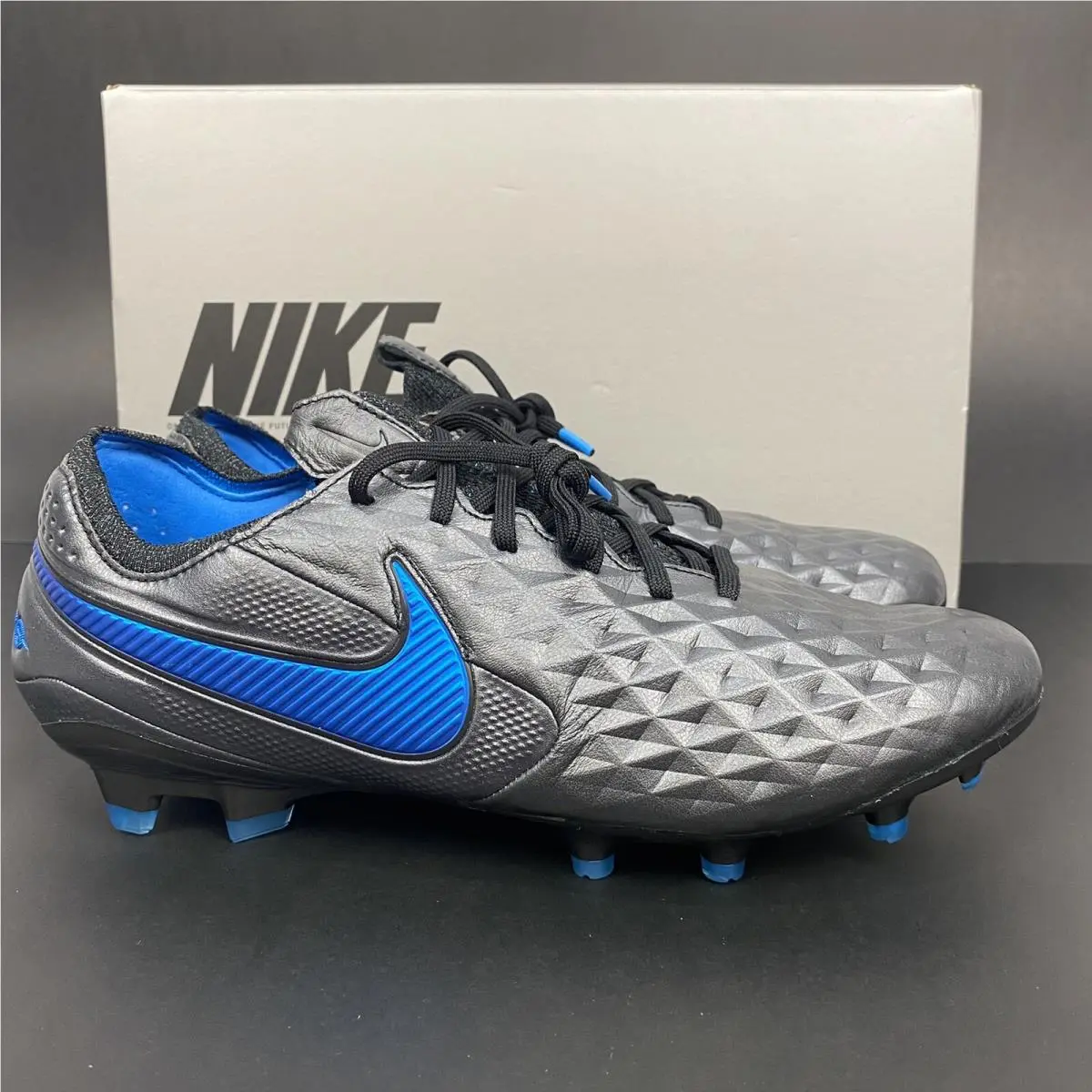 Nike shoes - Nike Legend 8 Elite FG - AT5293 004 - Gray 4