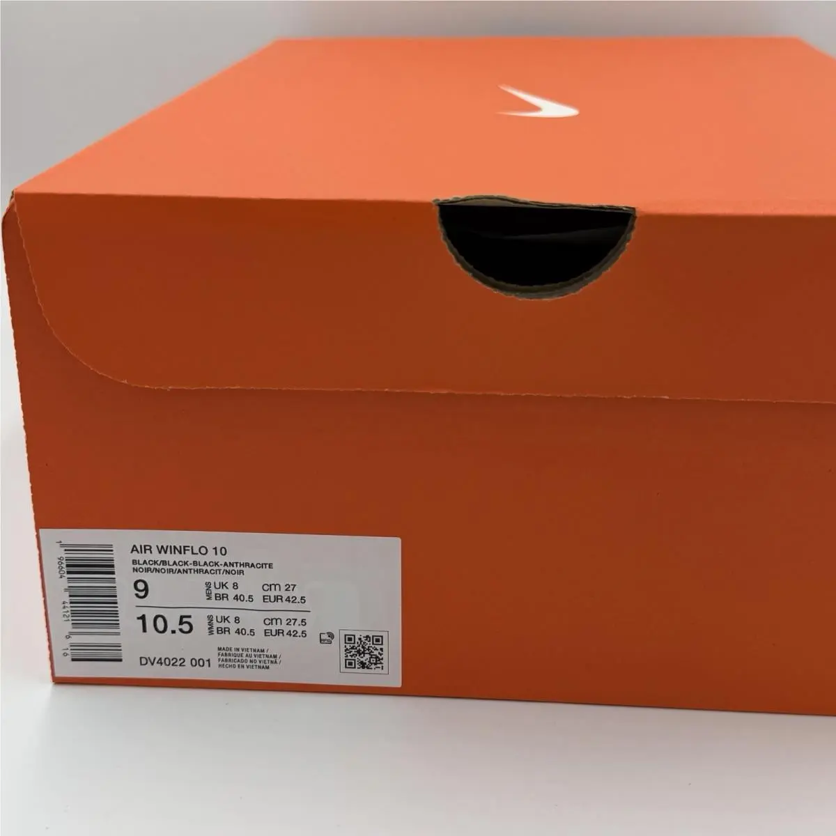 Nike shoes - Nike Air Winflo 10 - Air Winflo - DV4022-001 - Black, Manufacturer: Black/Black/Anthracite/Black 9