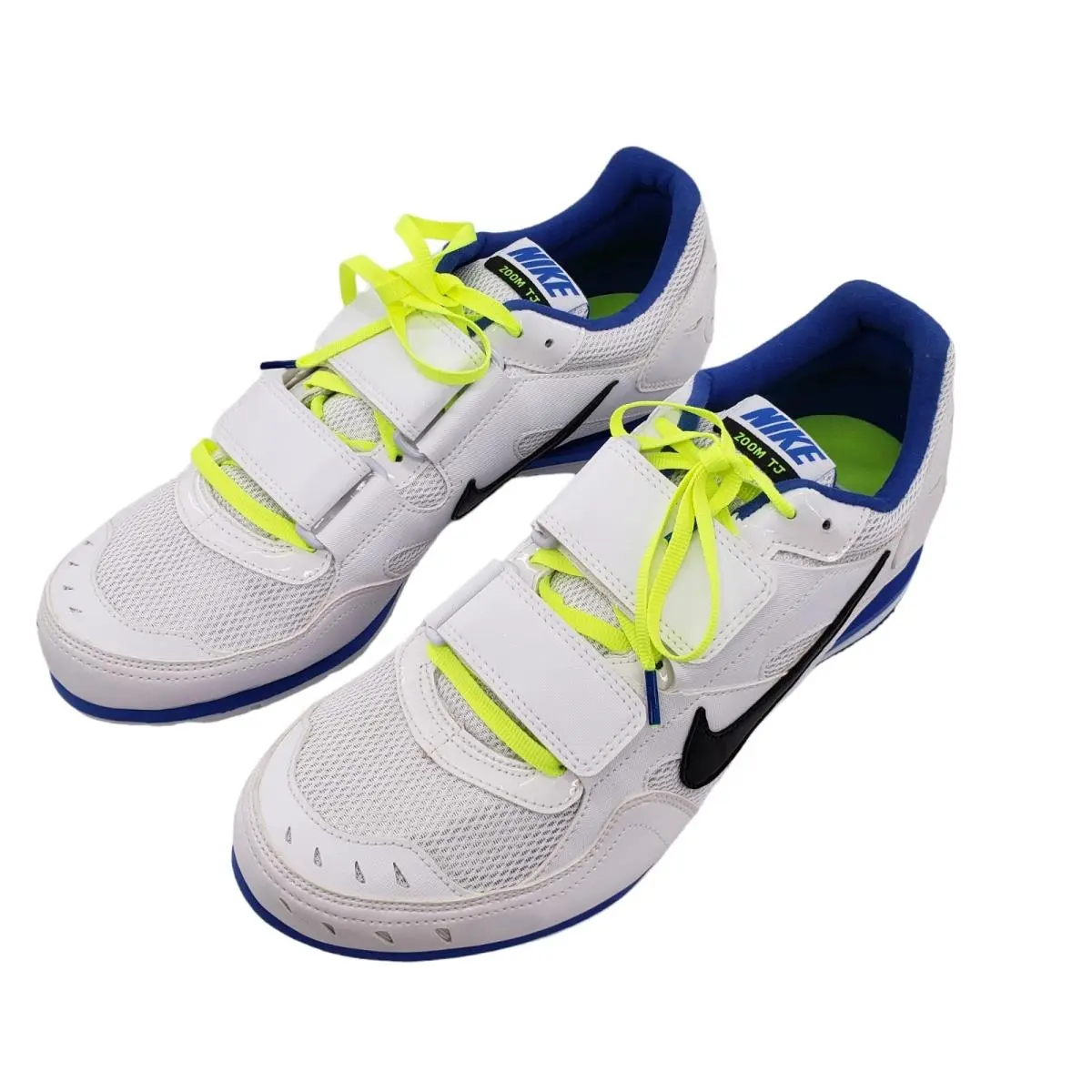 Nike Zoom TJ 3 Triple Jump Track Shoes Men`s 8 Women`s 9.5 White/black/blue