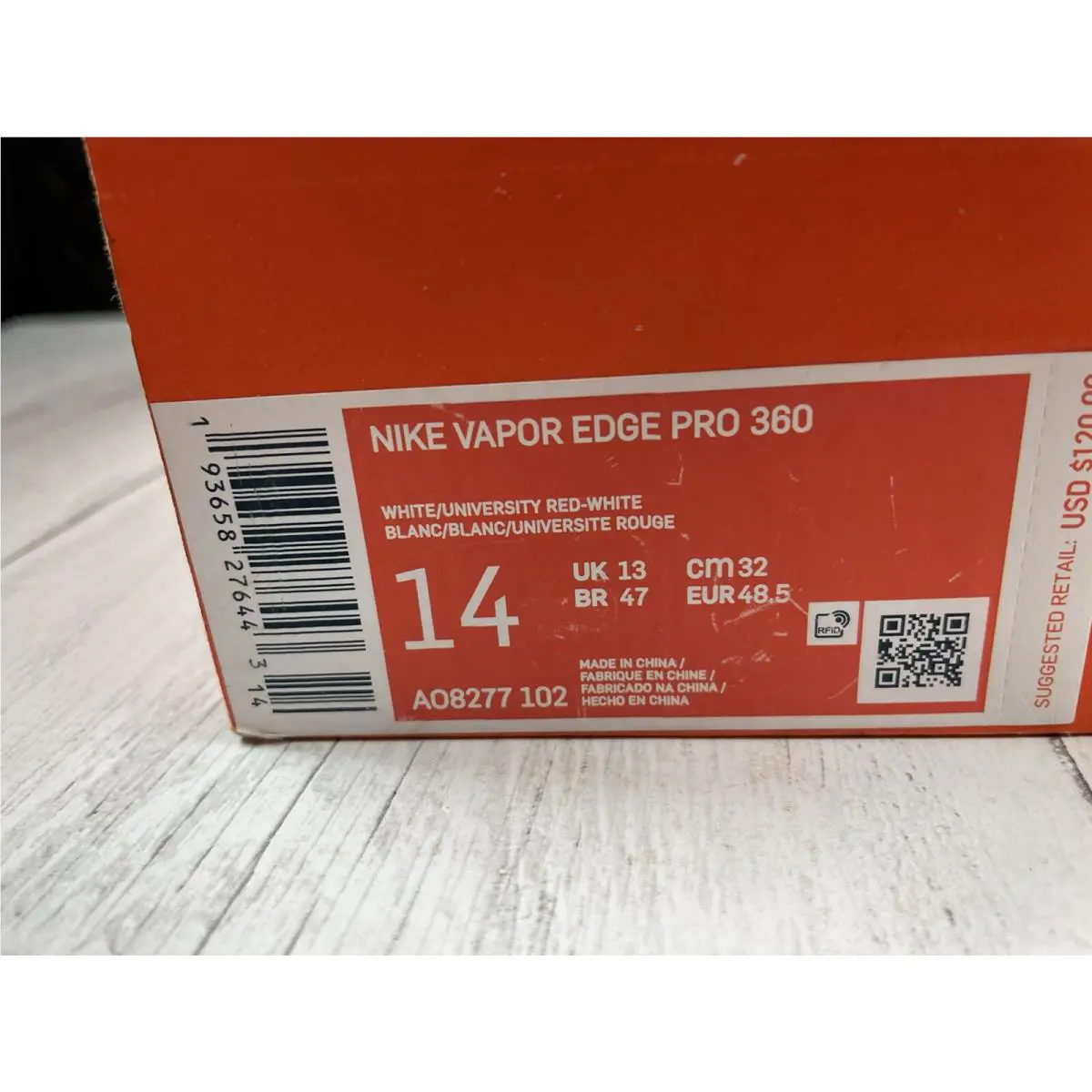 Nike shoes - Nike Vapor Edge - Vapor Edge - AO8277102 - White (UPC: 0193658276443) 10