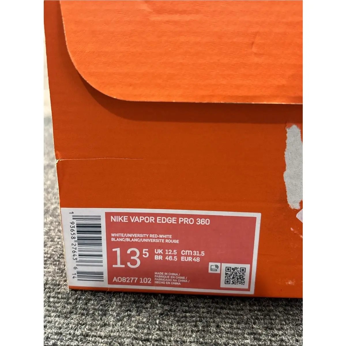 Nike shoes - Nike Vapor Edge Pro 360 - AO8277-102 - White (UPC: 193658276405) 6