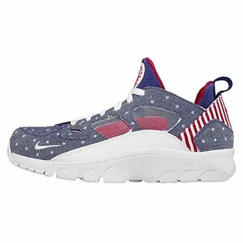 Nike Men`s Air Trainer Huarache Low Usa Blue/red/white Sz 9 811371-416