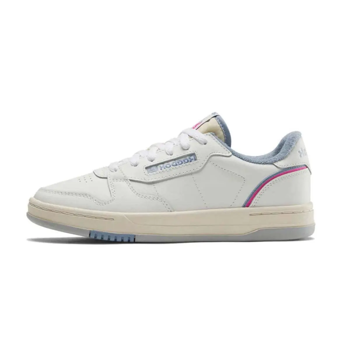 100075017/IG1452 Womens Reebok Phase Court - Chalk/Vinblu/Laspin