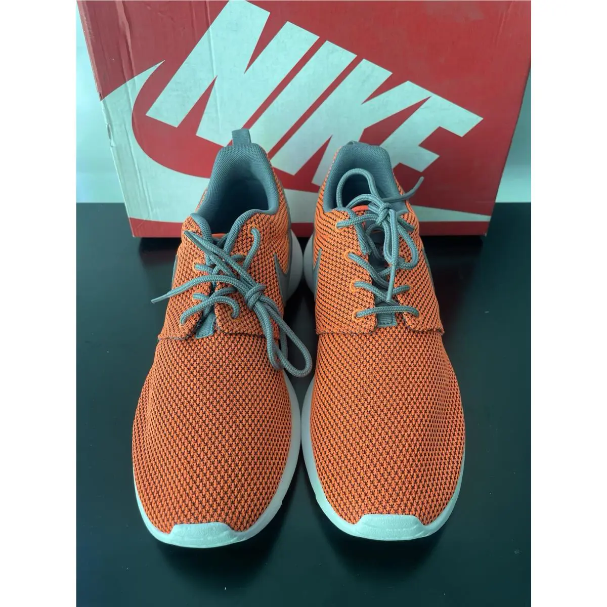 Nike shoes - Nike Roshe - Roshe - ORANGE & GREY 0