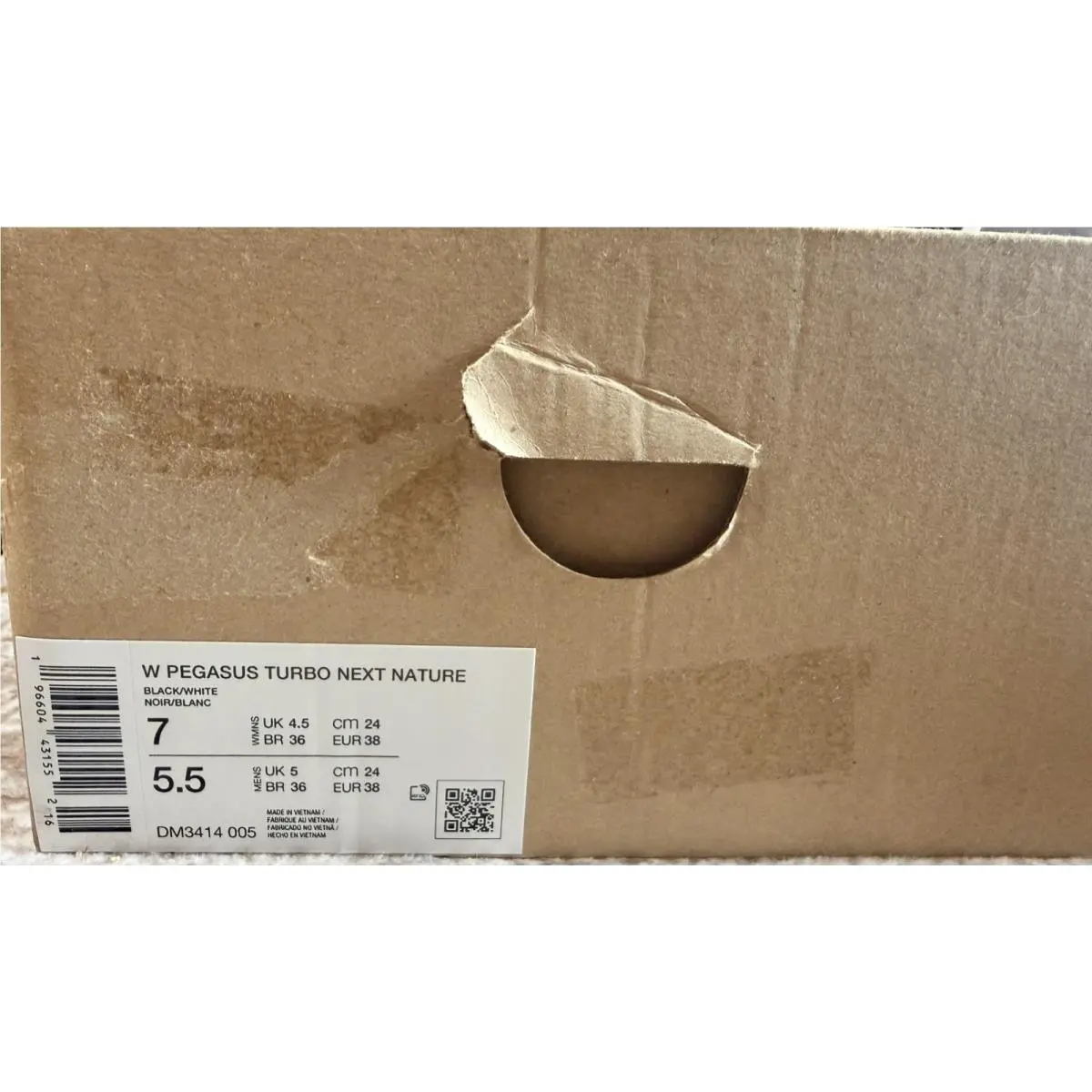 Nike shoes - Nike Pegasus Turbo - Pegasus Turbo - DM3414-005 - Black White 4