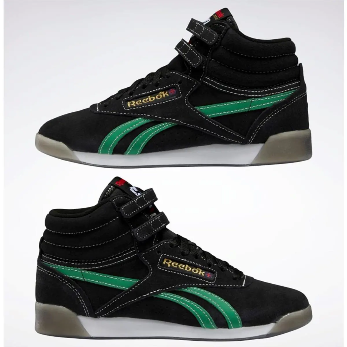 Reebok shoes - Cblack/Glegrn/Vecred 3