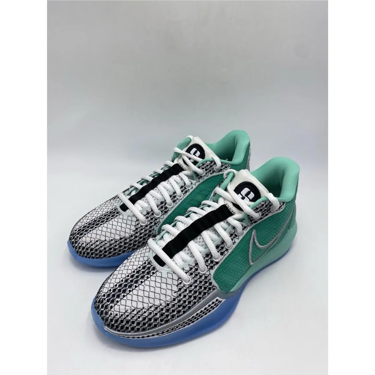 Nike shoes - NIKE iD - FJ4036 900 - Black/White-Turq-Blue 2