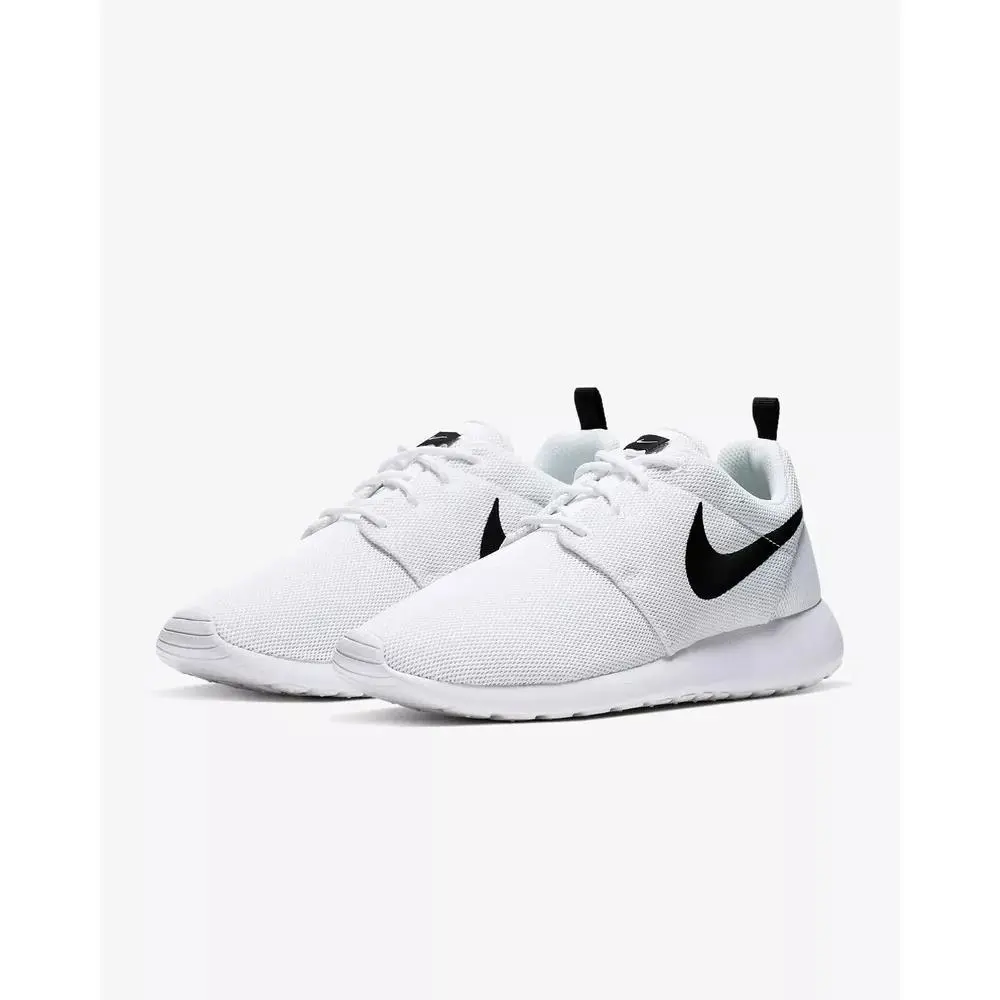 Nike Roshe One 844994-101 Women White/black Low Top Running Sneaker Shoes 5