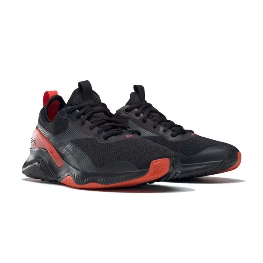 Reebok shoes - Cblack/Purgry/Dynred 4