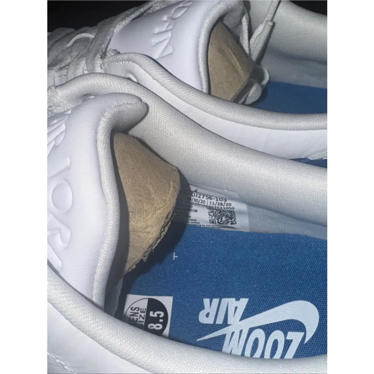 Nike shoes - Air Jordan 1 - Air - DJ2756103 - White (UPC: 0194957521050) 1