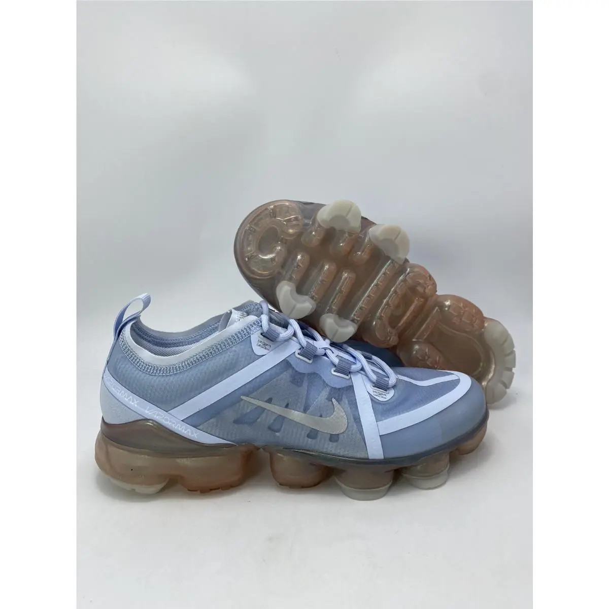 Nike Air Vapormax Pure Platinum Girl`s AJ2617-001 Sz 7Y/Women`s Sz 8.5