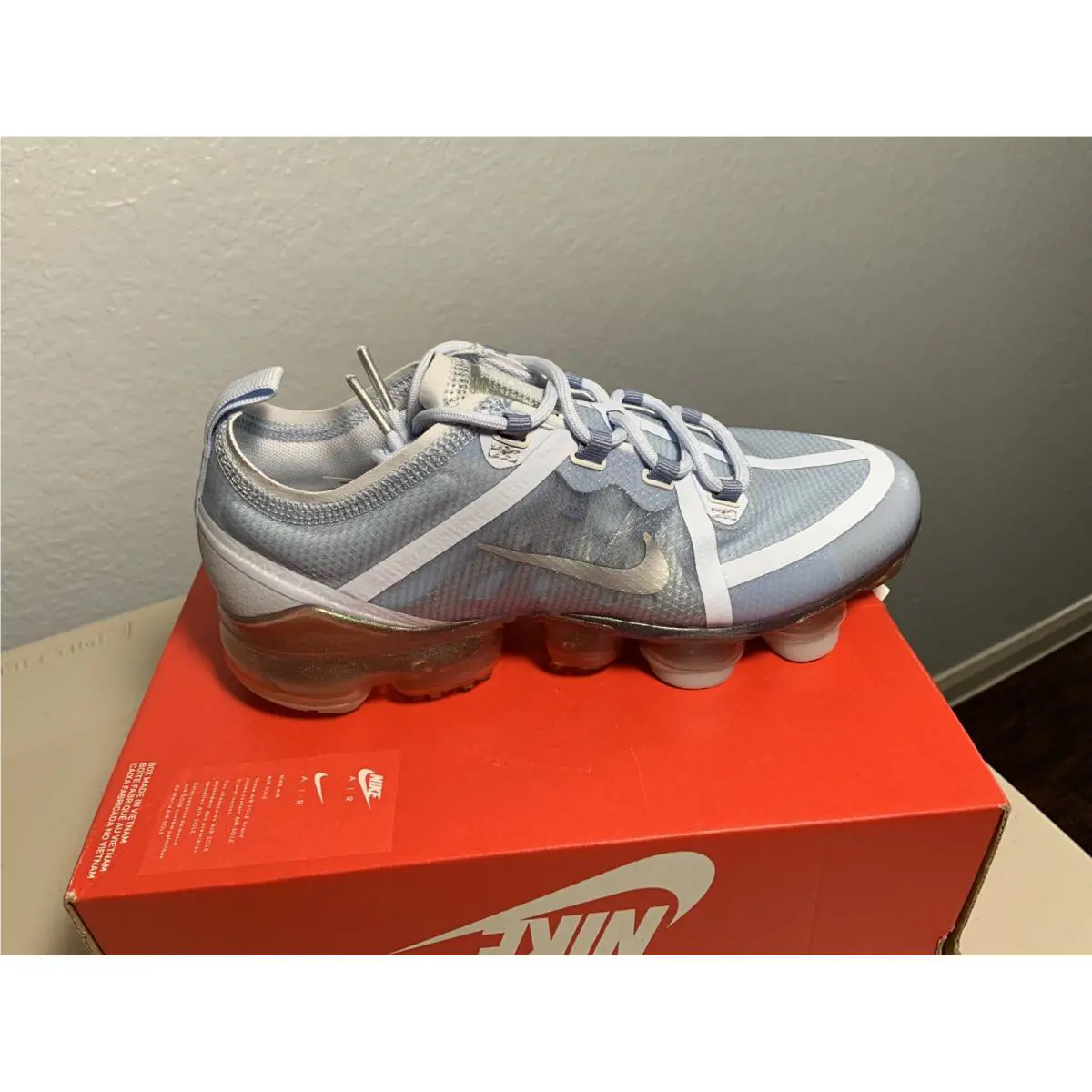 Nike shoes - Nike Air Vapormax Run Utility - AJ2617 001 - Blue, Manufacturer: Pure Platinum Blue 1