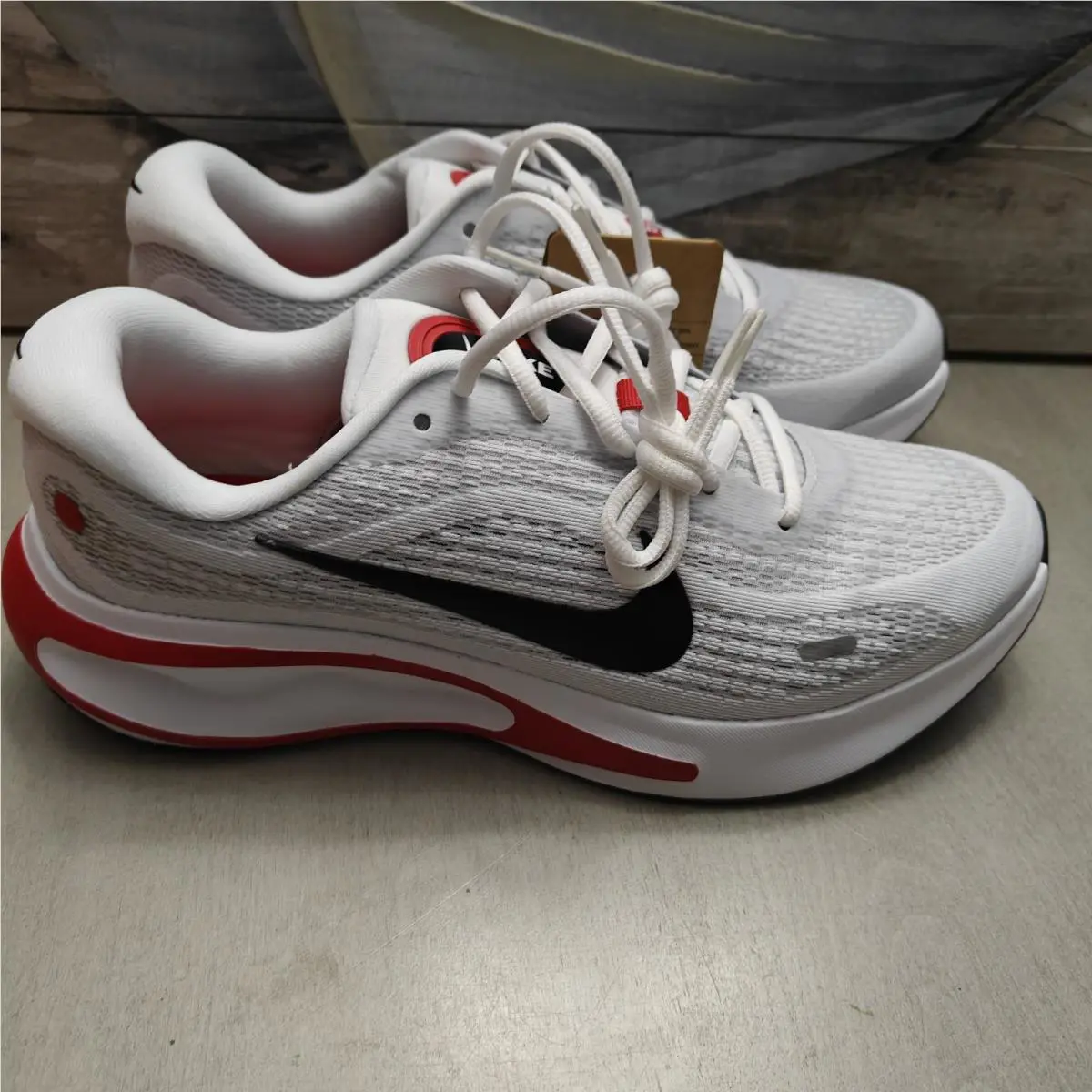 Nike shoes - NIKE Journey Run - Journey Run - FN0228-103 - White/Fire Red/Cement Grey/Black (UPC: 00197593779199) 0