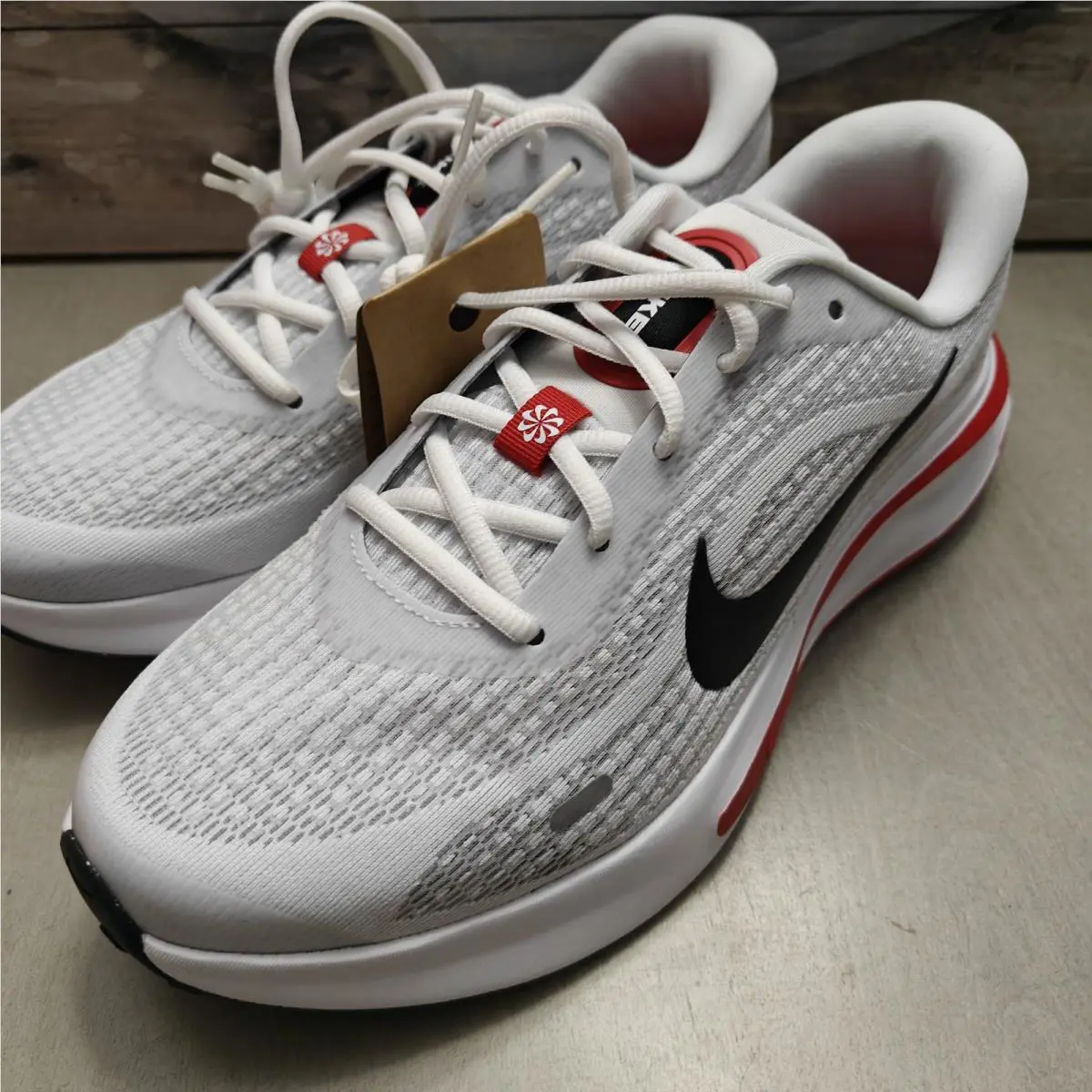 Nike shoes - NIKE Journey Run - Journey Run - FN0228-103 - White/Fire Red/Cement Grey/Black (UPC: 00197593779199) 2