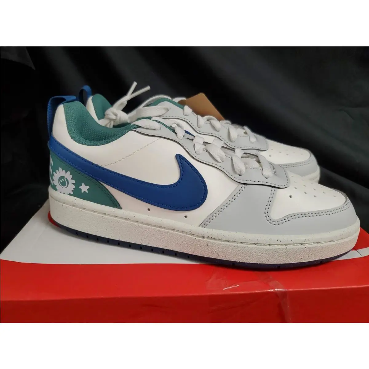 Nike shoes - Court Borough Low Recraft Gs - HM3722-141 - White (UPC: 197599589648) 2