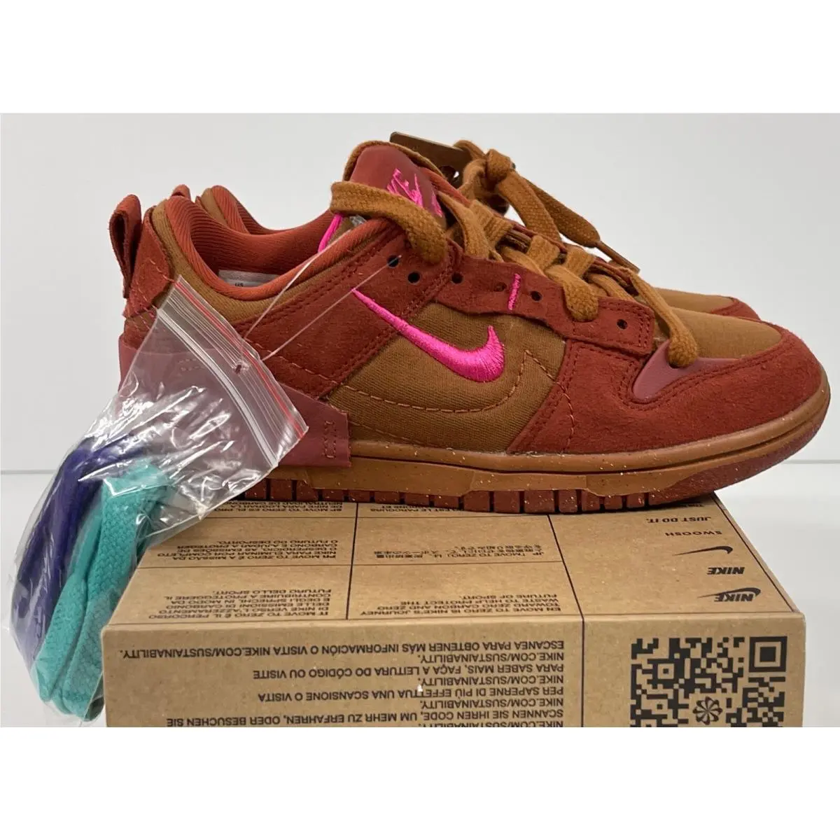 Nike shoes - NIKE DUNK LOW DISRUPT 2 - DH4402 200 - Desert Bronze (UPC: 195866277939) 2