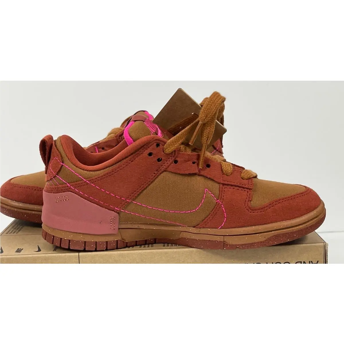 Nike shoes - NIKE DUNK LOW DISRUPT 2 - DH4402 200 - Desert Bronze (UPC: 195866277939) 6