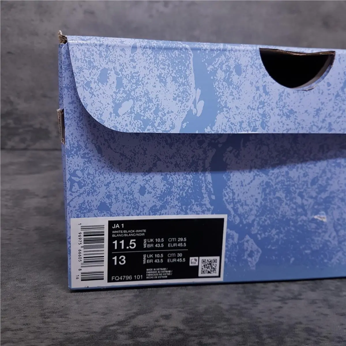 Nike shoes - Nike Ja 1 - FQ4796-101 - White/Black/White 5