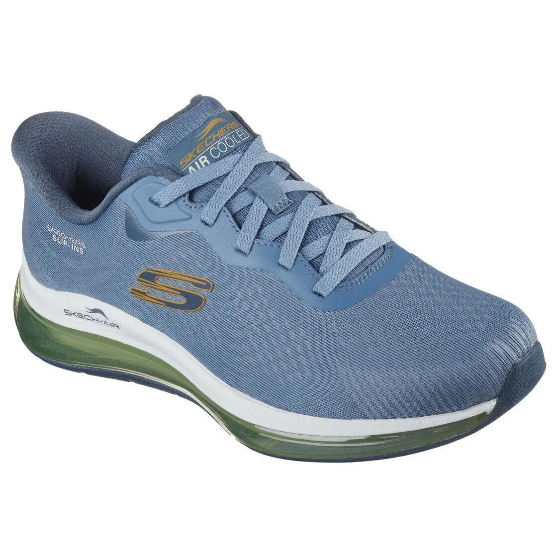 Man Skechers Slip-ins Skech Air Element Sneaker Shoe 232860 Blue/lime - Blue/Lime