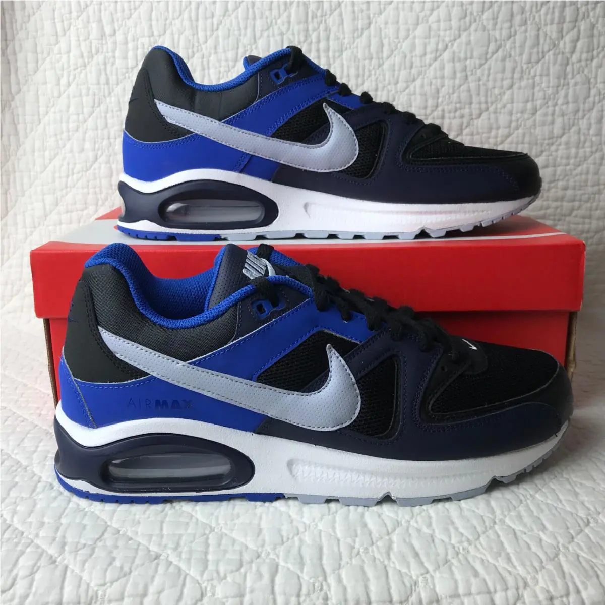 Nike shoes - Nike Air Max Command - Air Max Command - 629993-048 - Black/Ghost Blackened Blue 0