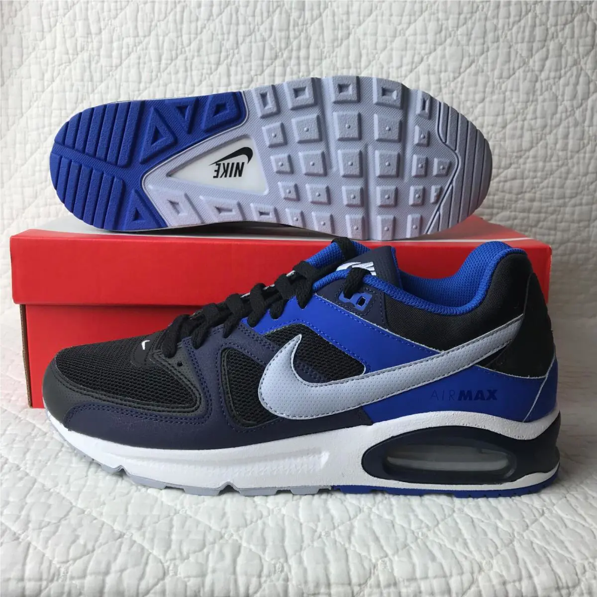Nike shoes - Nike Air Max Command - Air Max Command - 629993-048 - Black/Ghost Blackened Blue 2