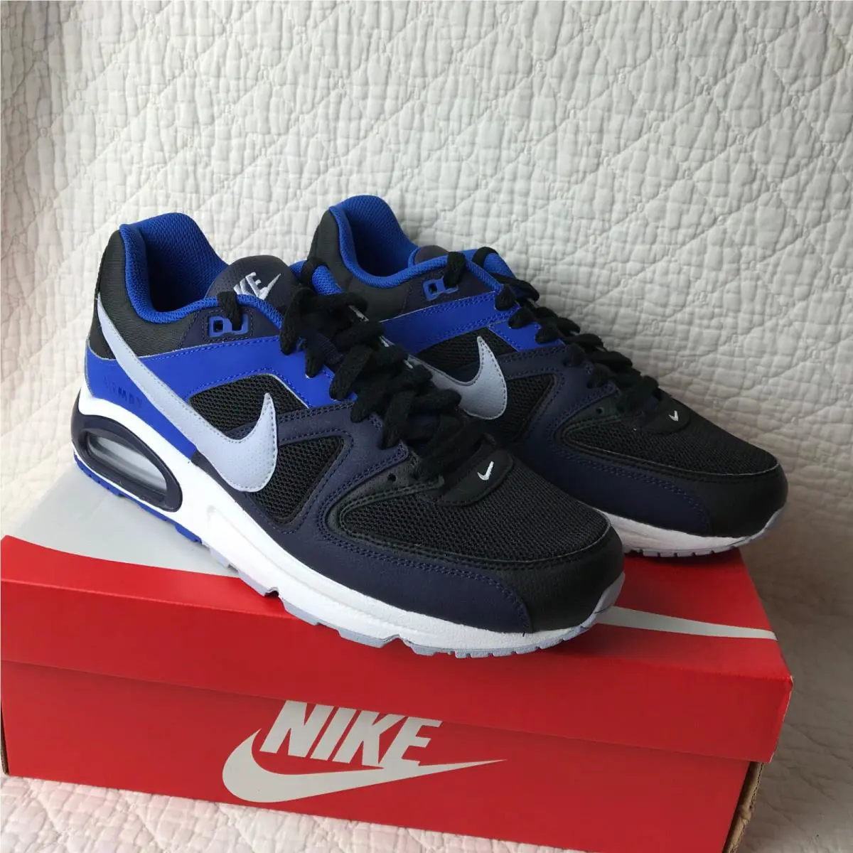 Nike shoes - Nike Air Max Command - Air Max Command - 629993-048 - Black/Ghost Blackened Blue 7