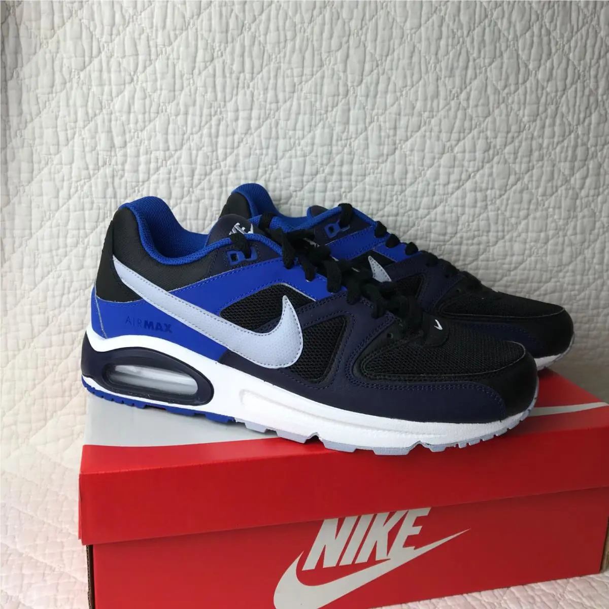 Nike shoes - Nike Air Max Command - Air Max Command - 629993-048 - Black/Ghost Blackened Blue 6