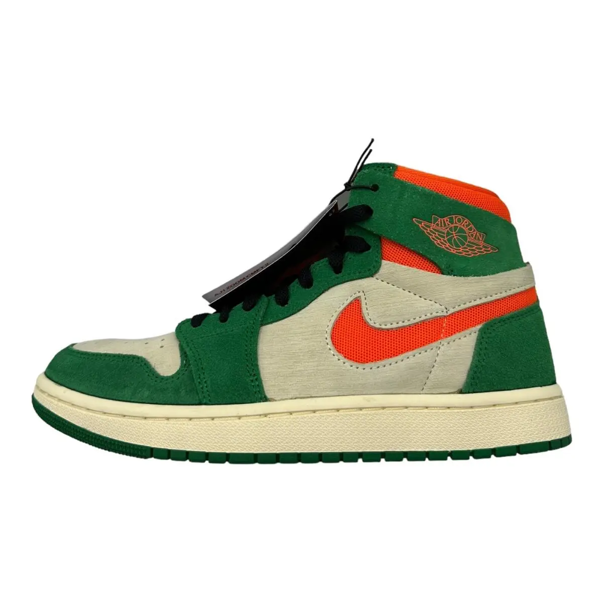 Nike Air Jordan 1 Zoom `pine Green Orange` Miami Hurricanes DV1305 308 - Size 9 - Multicolor