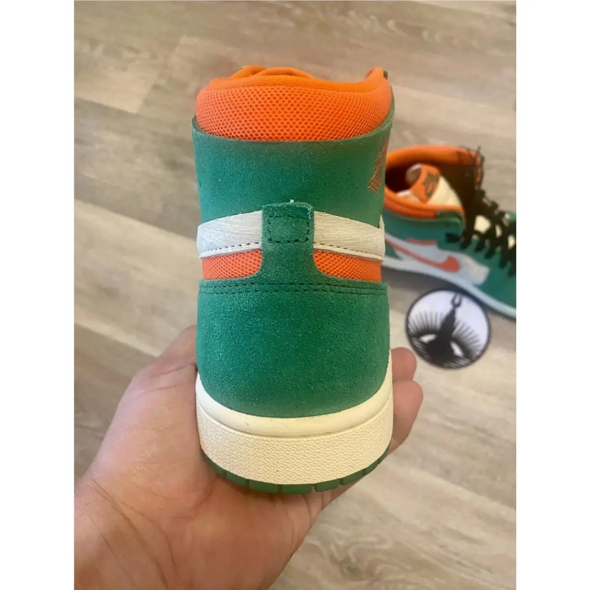 Nike shoes - Nike Air Jordan 1 Zoom Air CMFT - DV1305-308 - Pine Green/Muslin/Black/Orange Blaze (UPC: 196608052883) 0