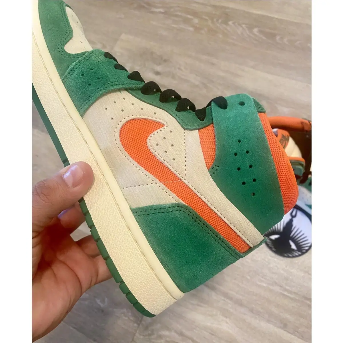 Nike shoes - Nike Air Jordan 1 Zoom Air CMFT - DV1305-308 - Pine Green/Muslin/Black/Orange Blaze (UPC: 196608052883) 1