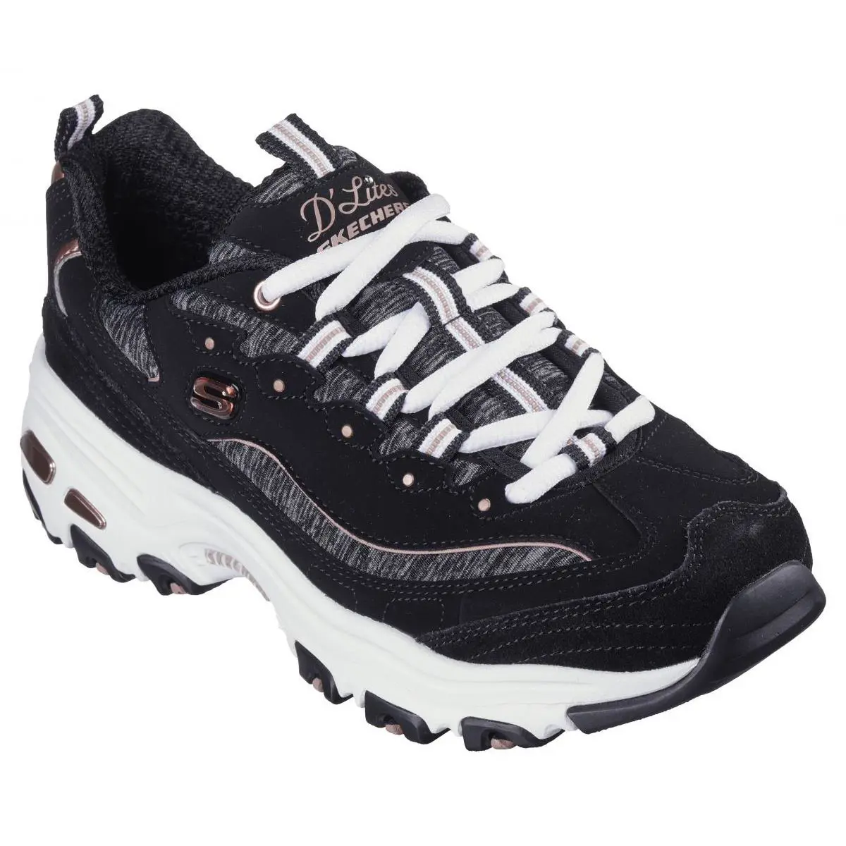 Skechers shoes - BLACK/ROSE GOLD 0