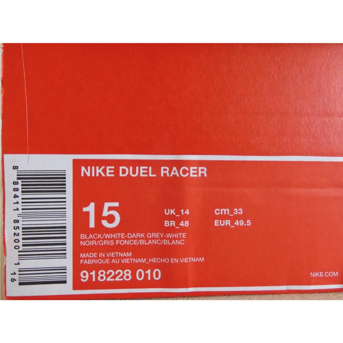 Nike shoes - Nike Duel Racer - Duel Racer - 918228-010 - Black (UPC: 888411852001) 3