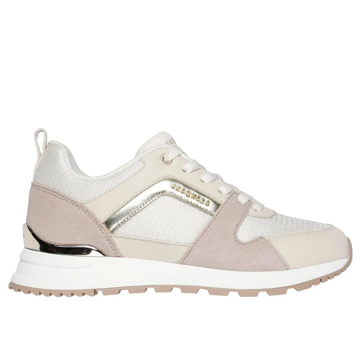 Skechers Runway Posh Girl Natural Gold Sneaker Women`s Sizes 5-11/NEW - Gold